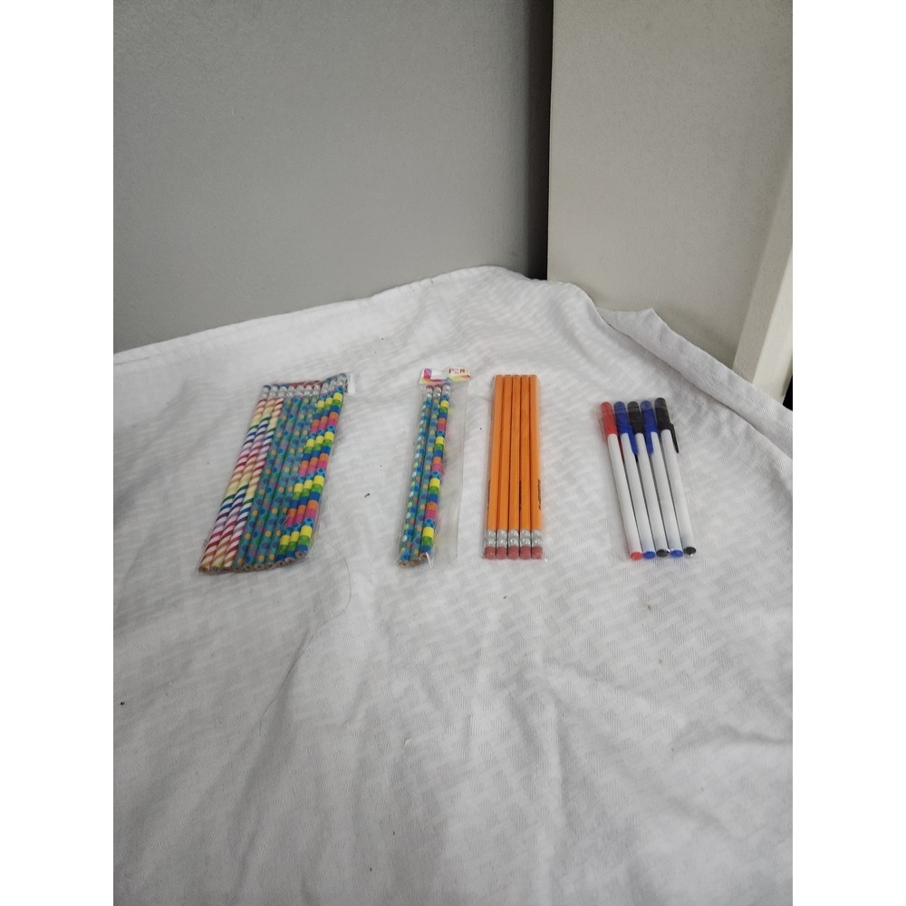 Trailmaker #2 Pencils Horizon Group Patterned Pencils and Ballpoint Pen Bundle